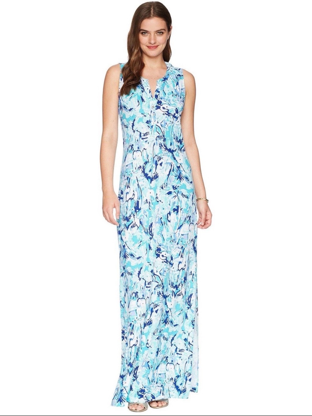 Lilly Pulitzer Essie Maxi Dress “Elephant Appeal”